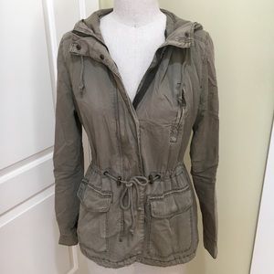 Green H&M jacket